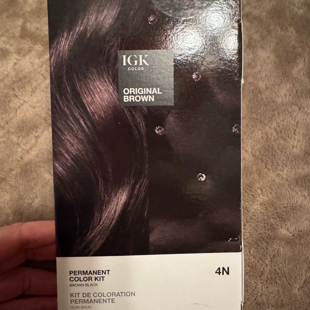 IGK Permanent Hair Color Kit - original Brown